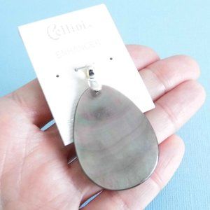 Cellini Sterling SILVER Grey MOP Pendant